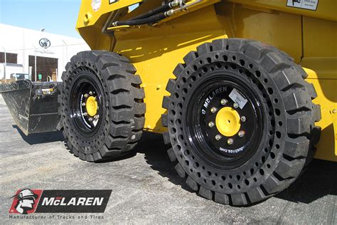 non marking airless skid steer tires|mclaren tires for skid steer.